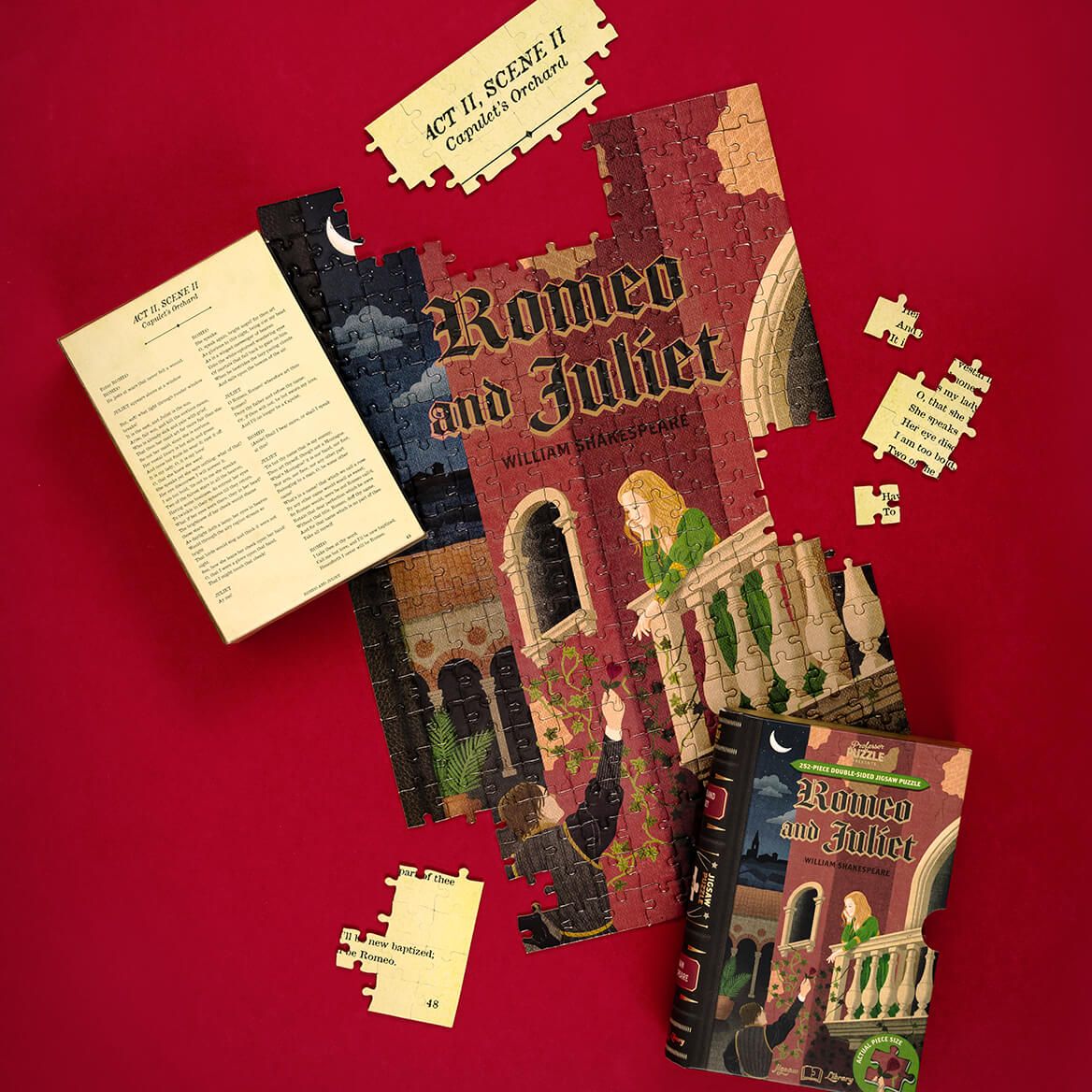 Jigsaw Library "Romeo and Juliet" 2-Sided Puzzle-372663