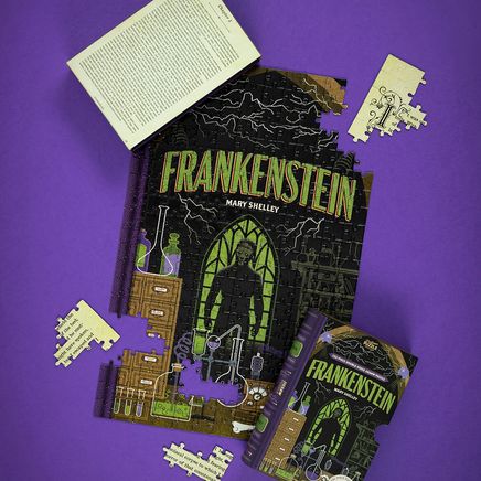 Jigsaw Library "Frankenstein" 2-Sided Puzzle-372664