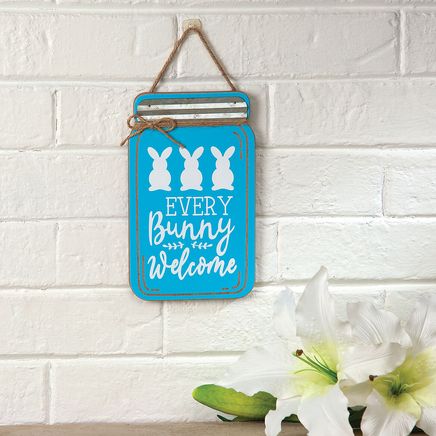 Mason Jar Easter Sign by Holiday Peak™-372784
