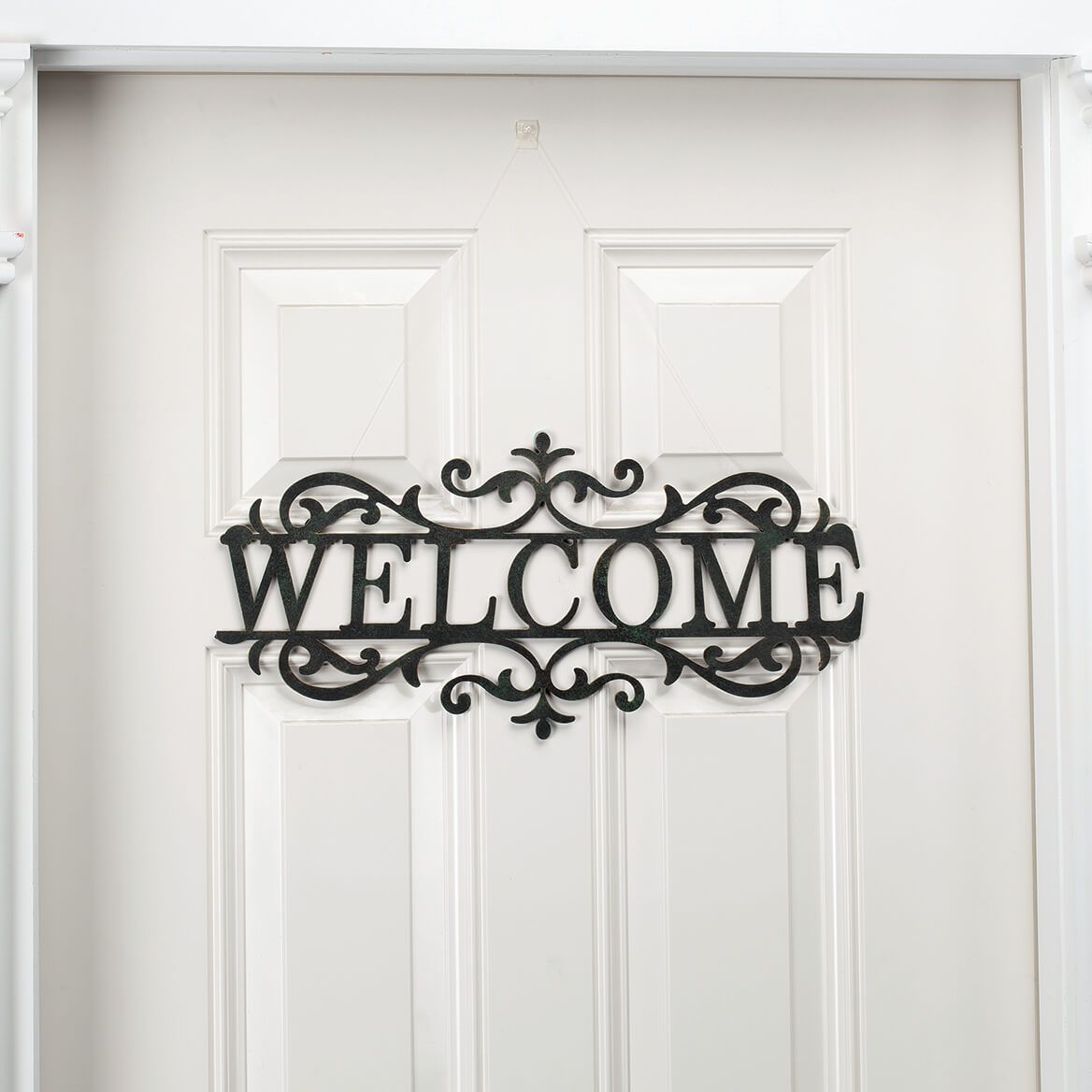 Welcome Vintage Style Green Wall Decor-372834