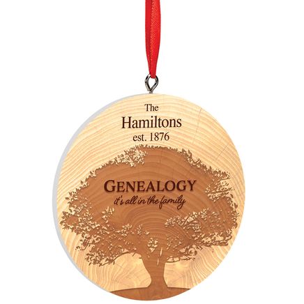 Personalized Genealogy Ornament-372862