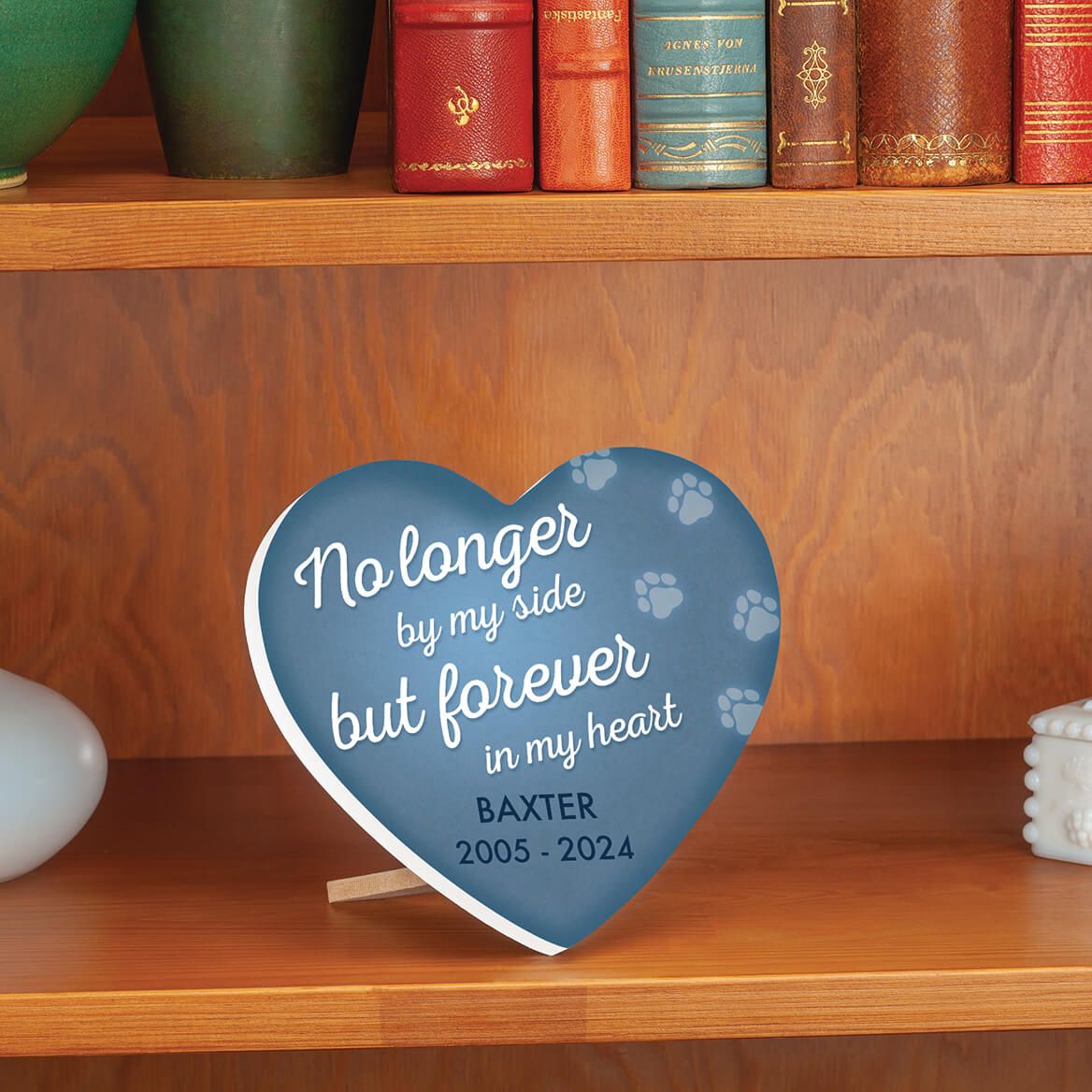Personalized Pet Memorial Heart Table Sitter-372909