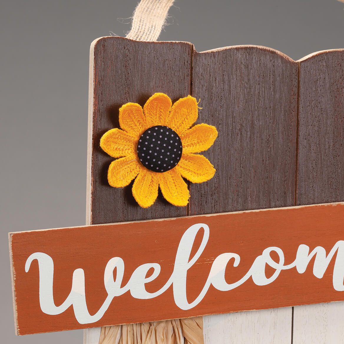 Welcome Fall Scarecrow Hanger by Holiday Peak™-373024