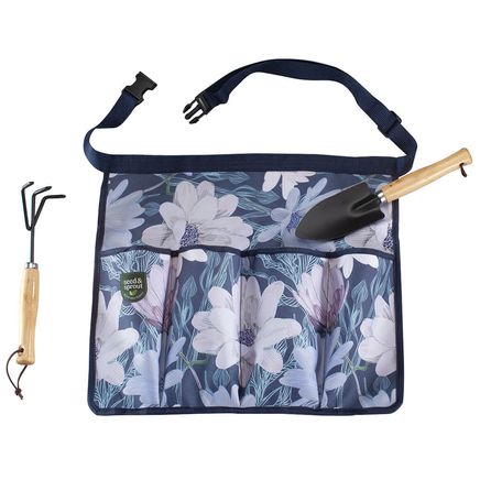 3-Pc. Blue Garden Tool Belt Set-373052