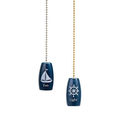 Nautical Fan Pulls, Set of 2-373262