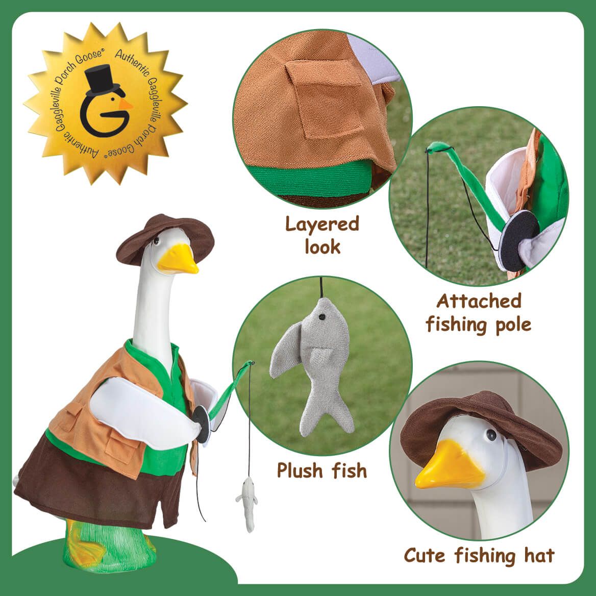 Fishing Large Goose Outfit by Gaggleville®