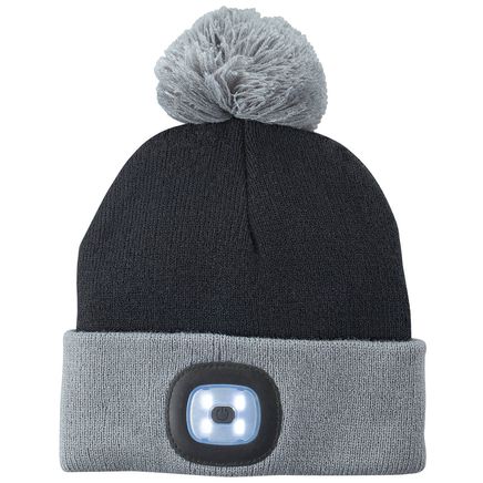 Night Scope Kid's Rechargeable LED Pom Pom Hat-373492
