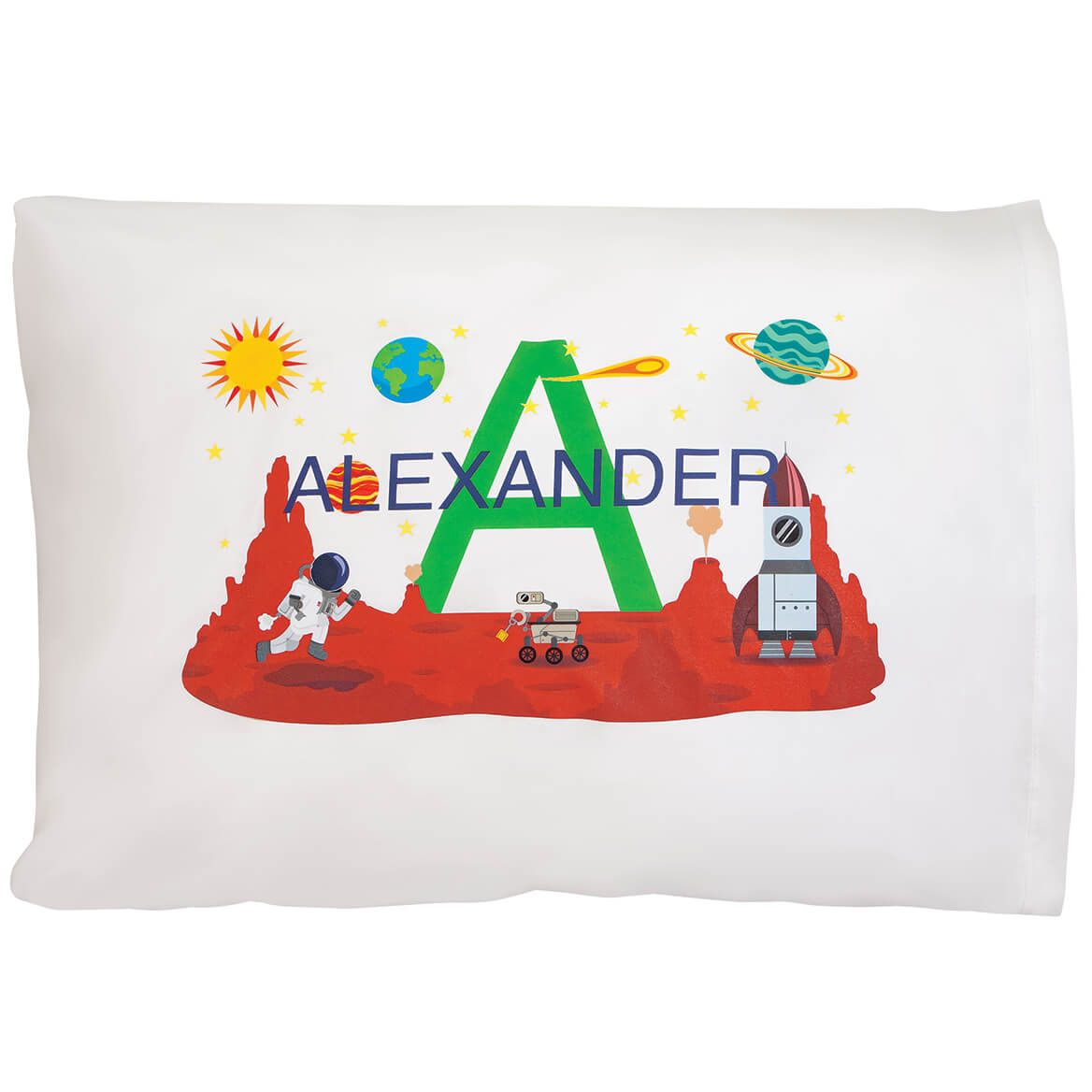 Personalized My Name Space-Themed Pillowcase-373525