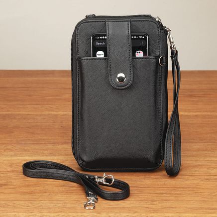 RFID Phone Wallet Shoulder Bag and Wristlet-373609