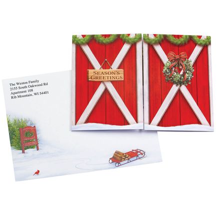 Personalized Christmas Tree Farm Card-373664
