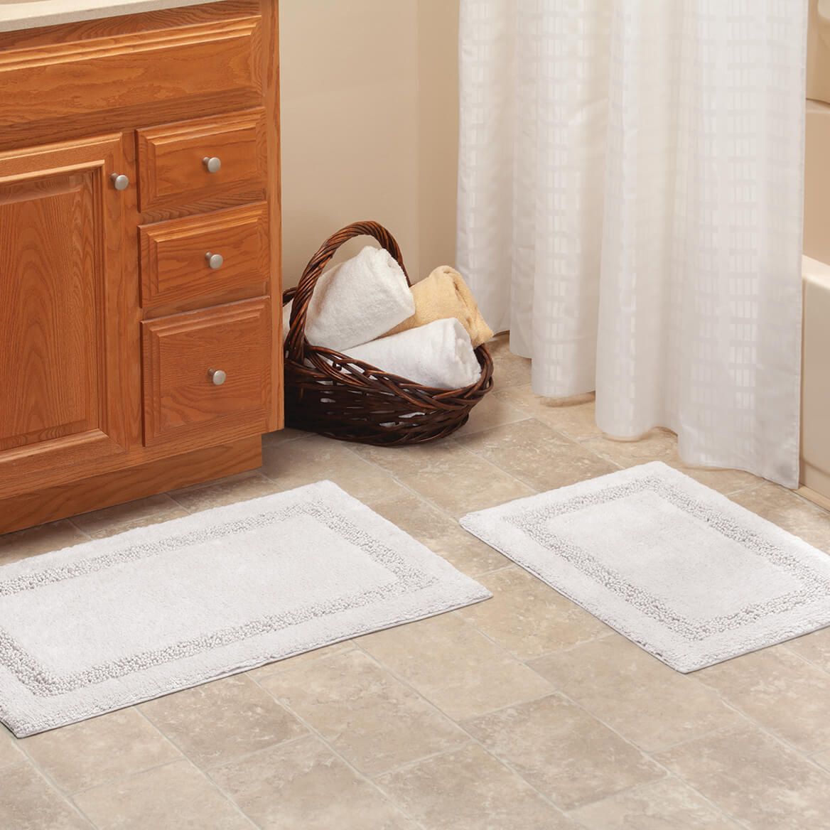 Emilia Cotton Bath Rugs, Set of 2-373769