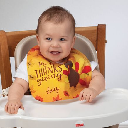 Personalized Baby's First Thanksgiving Bib-373862