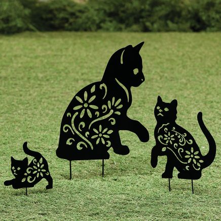 Black Cat Silhouette Stakes by Fox River™ Creations, Set of 3-373925