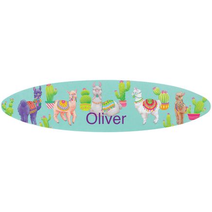 Personalized Llama-Themed Children's Rocking Chair-373933
