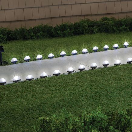 Half Circle Solar Path Lights, Set of 12-373937