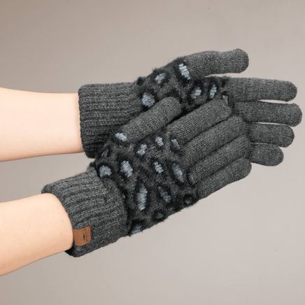 Britt's Knits® Snow Leopard Gloves-373980