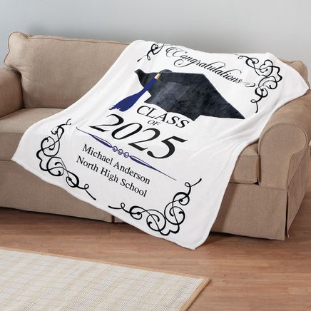 Personalized Graduation Fleece Blanket, 50"x60"-374172