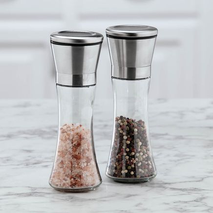 Stainless Steel Salt & Pepper Grinder Set by Home Marketplace™-374220
