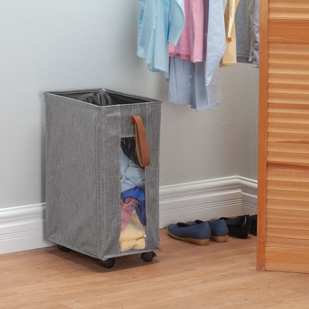 Rolling Laundry Storage Basket by OakRidge™-374296