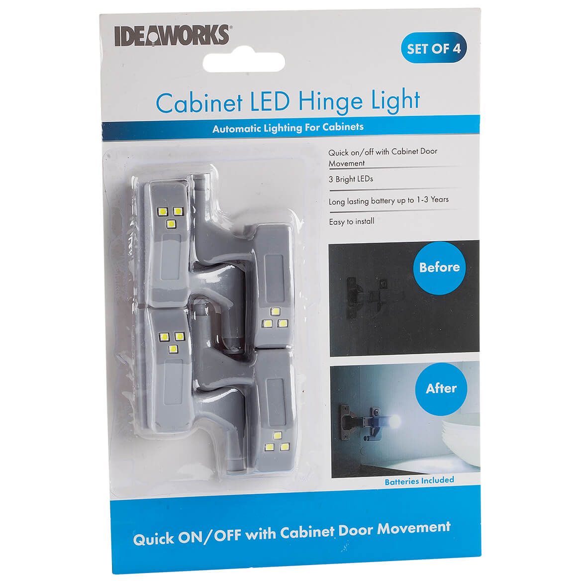 Cabinet LED Hinge Light, Set of 4-374384