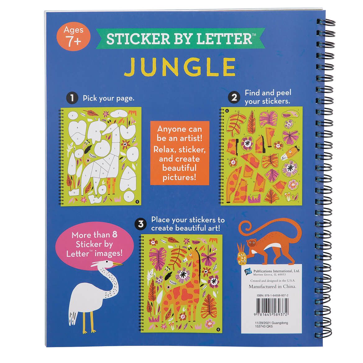 Brain Games® Sticker-By-Letter Jungle-374457
