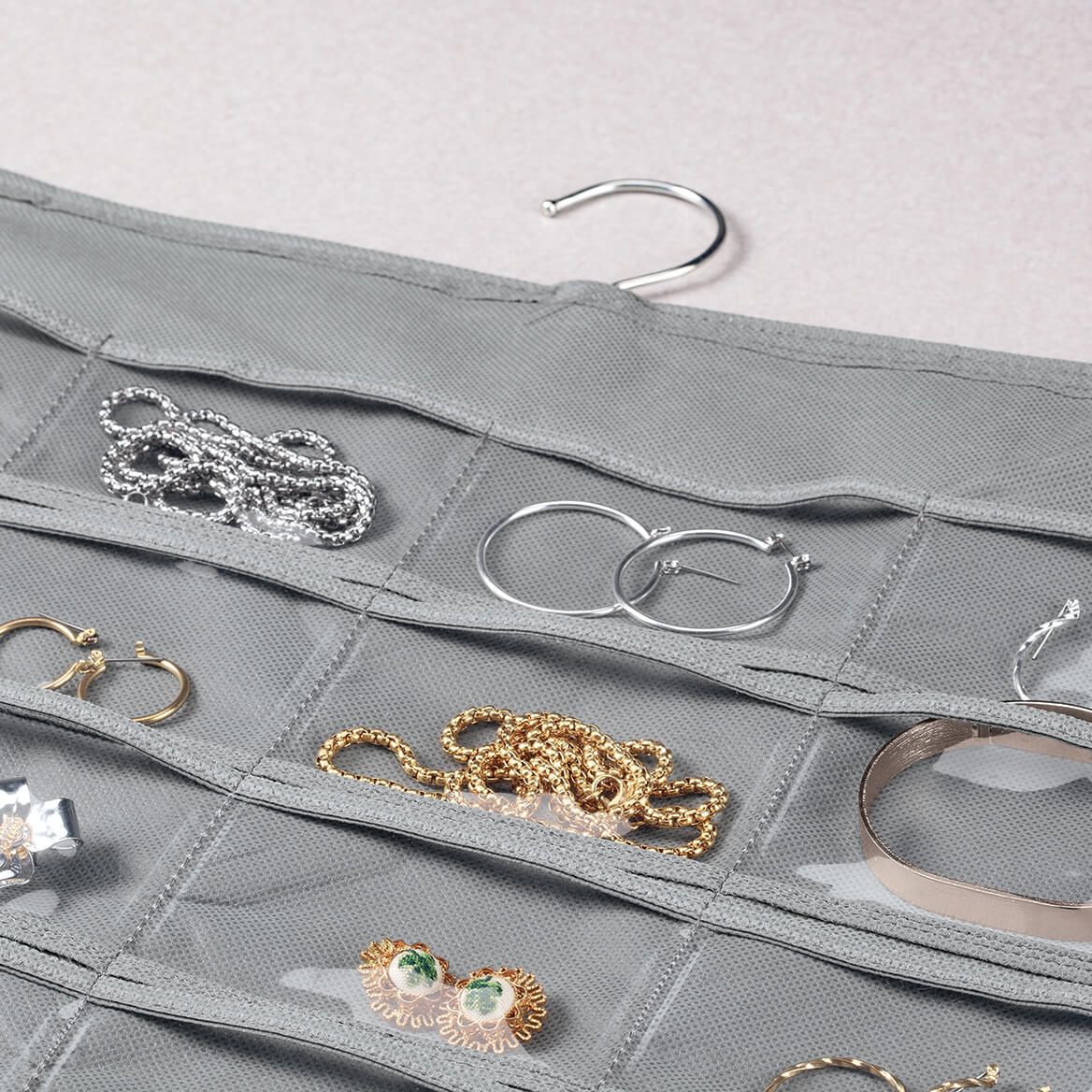 Hanging Jewelry Organizer, 80 Pockets-374466