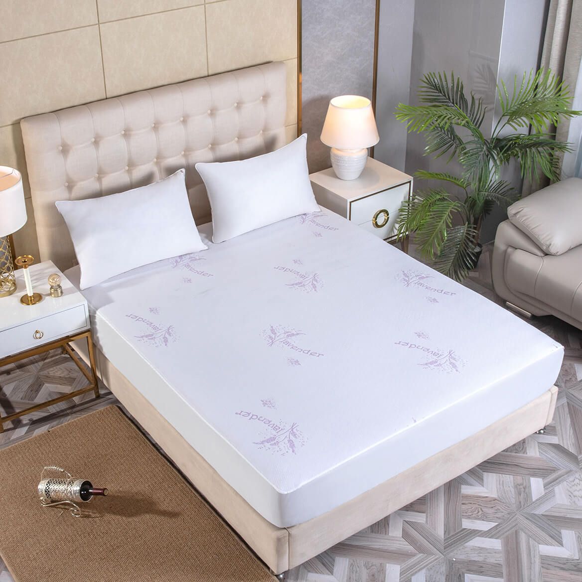 Lavender Scented Mattress Cover by OakRidge™-374577