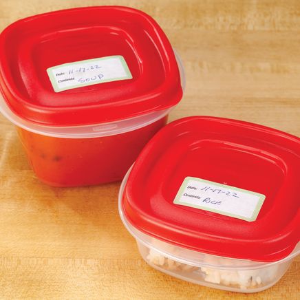 Dissolving Labels by Chef's Pride™, Set of 120-374682