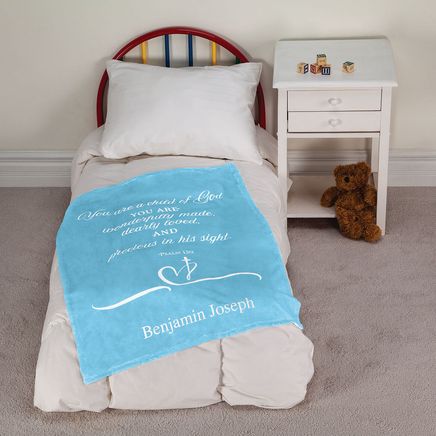 Personalized Children's Baptismal Blanket-374727
