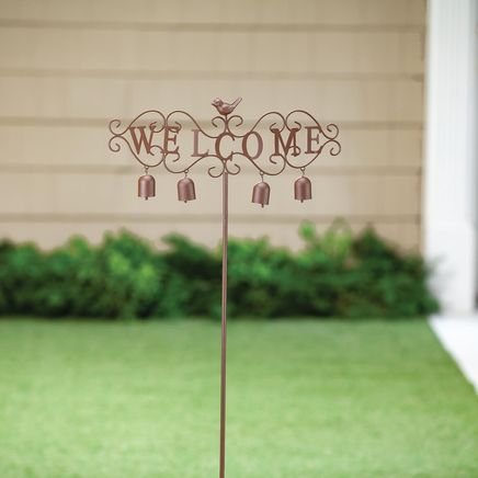 Metal Welcome Bell Stake by Fox River™ Creations-374840