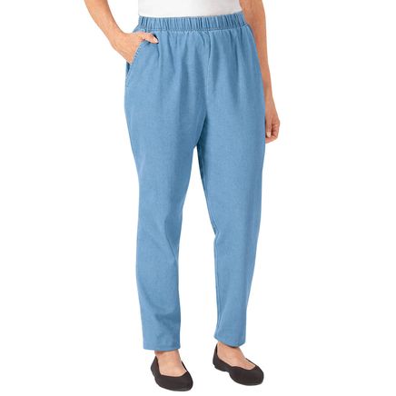 View product details for Women's Pull-On Stretch Denim Jeans