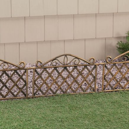 Decorative Garden Fence, Set of 4-374849