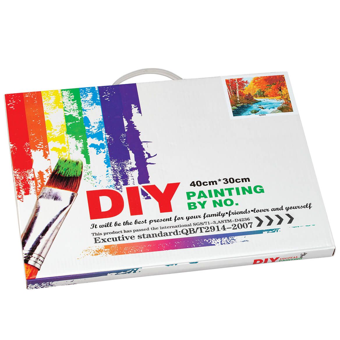 Fall-Themed DIY Paint-By-Number Set-375007