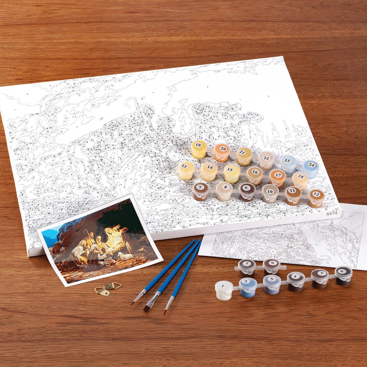 Winter-Themed DIY Paint-By-Number Set-375008
