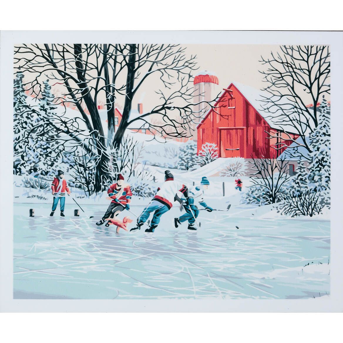 Winter-Themed DIY Paint-By-Number Set-375008