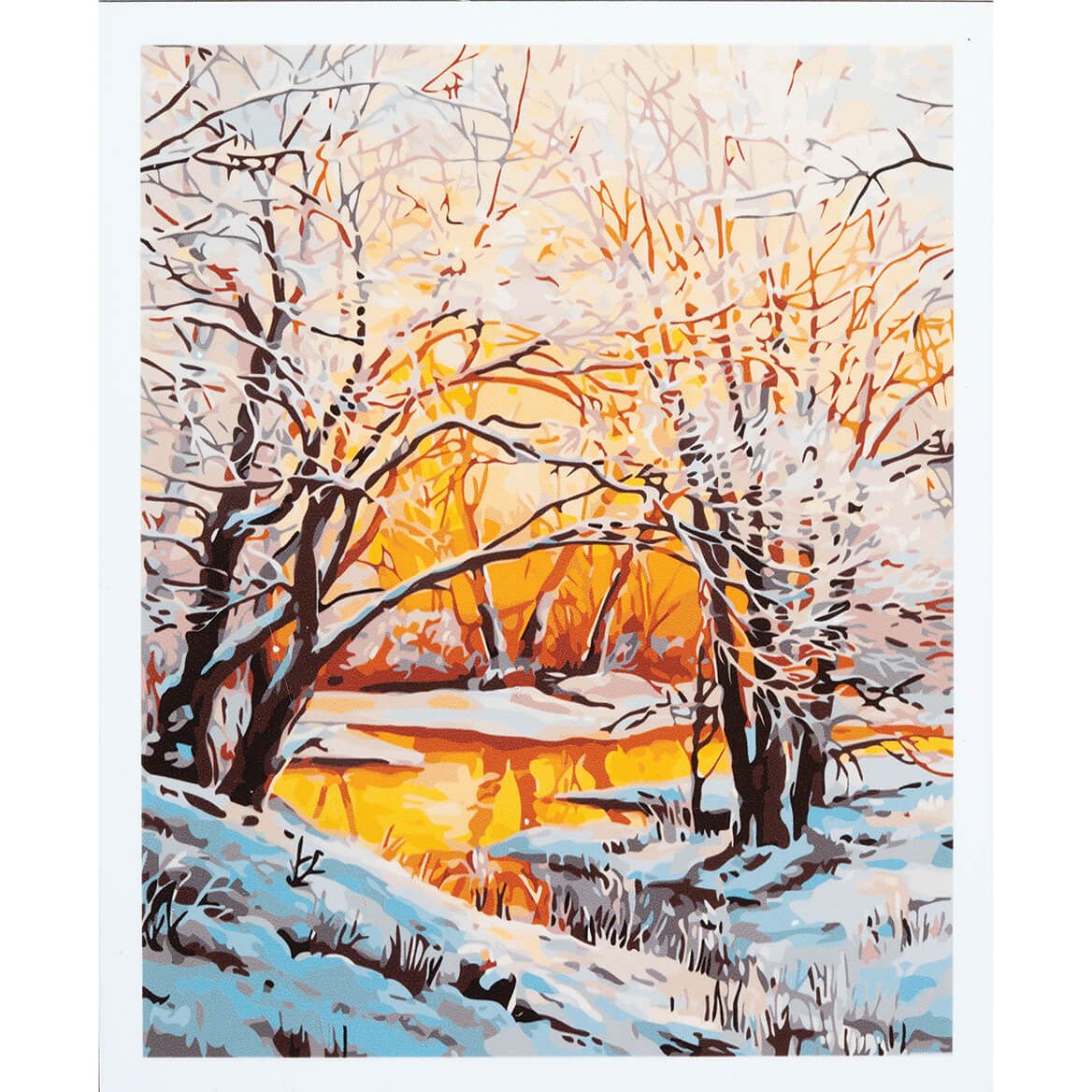 Winter-Themed DIY Paint-By-Number Set-375008