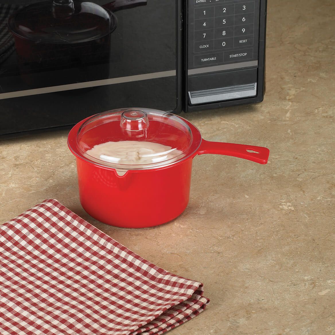 Covered Microwave Saucepan-375014