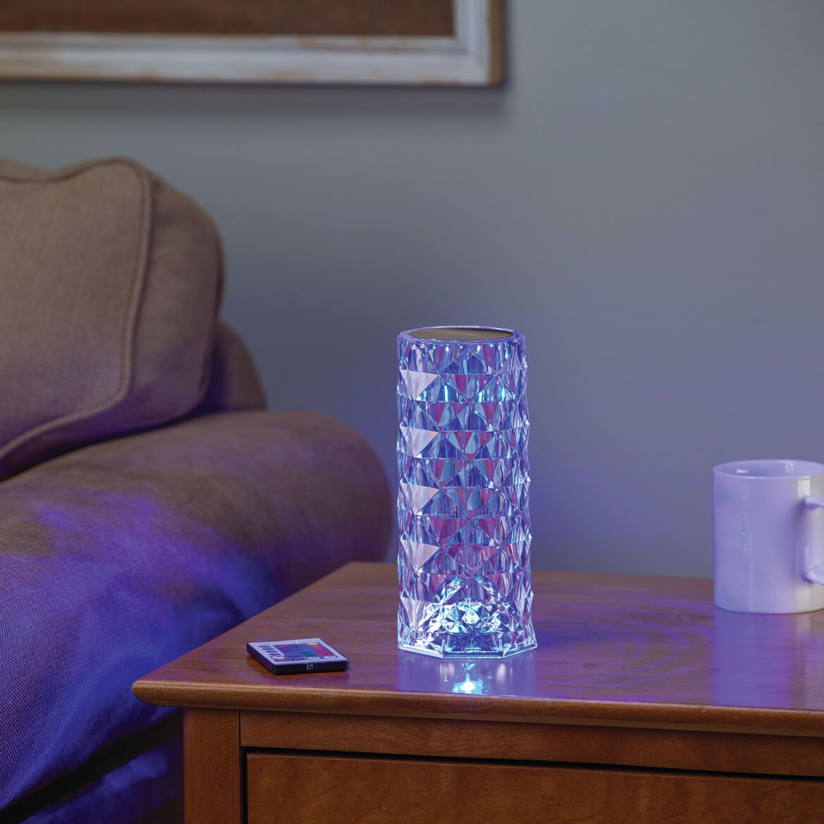 Crystal Rose LED Table Lamp with Remote-375606