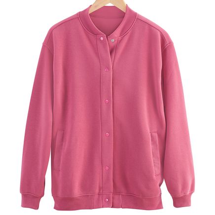 View product details for Women's Snap-Front Fleece Knit Jacket