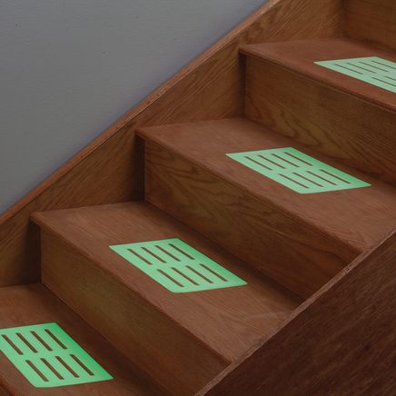 Glow-In-The-Dark Stair Treads, Set of 4 By LivingSURE™-375849