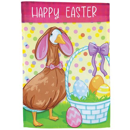 Happy Easter Goose Garden Flag-376335