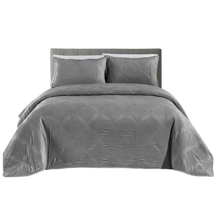 3-Pc. Bellevue Diamond Stonewashed Quilt Set-376424