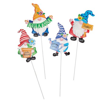 Spring Gnome Stakes by Fox River™ Creations, Set of 4-376484