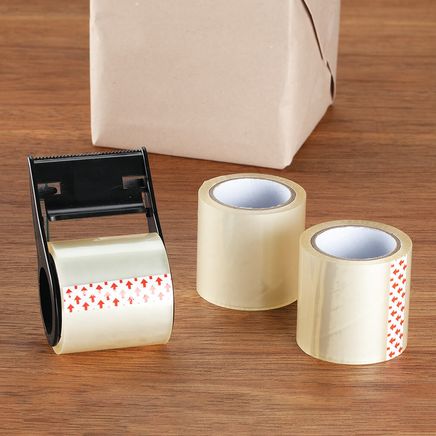 Clear Sealing Tape with Cutter, Set of 3-376498