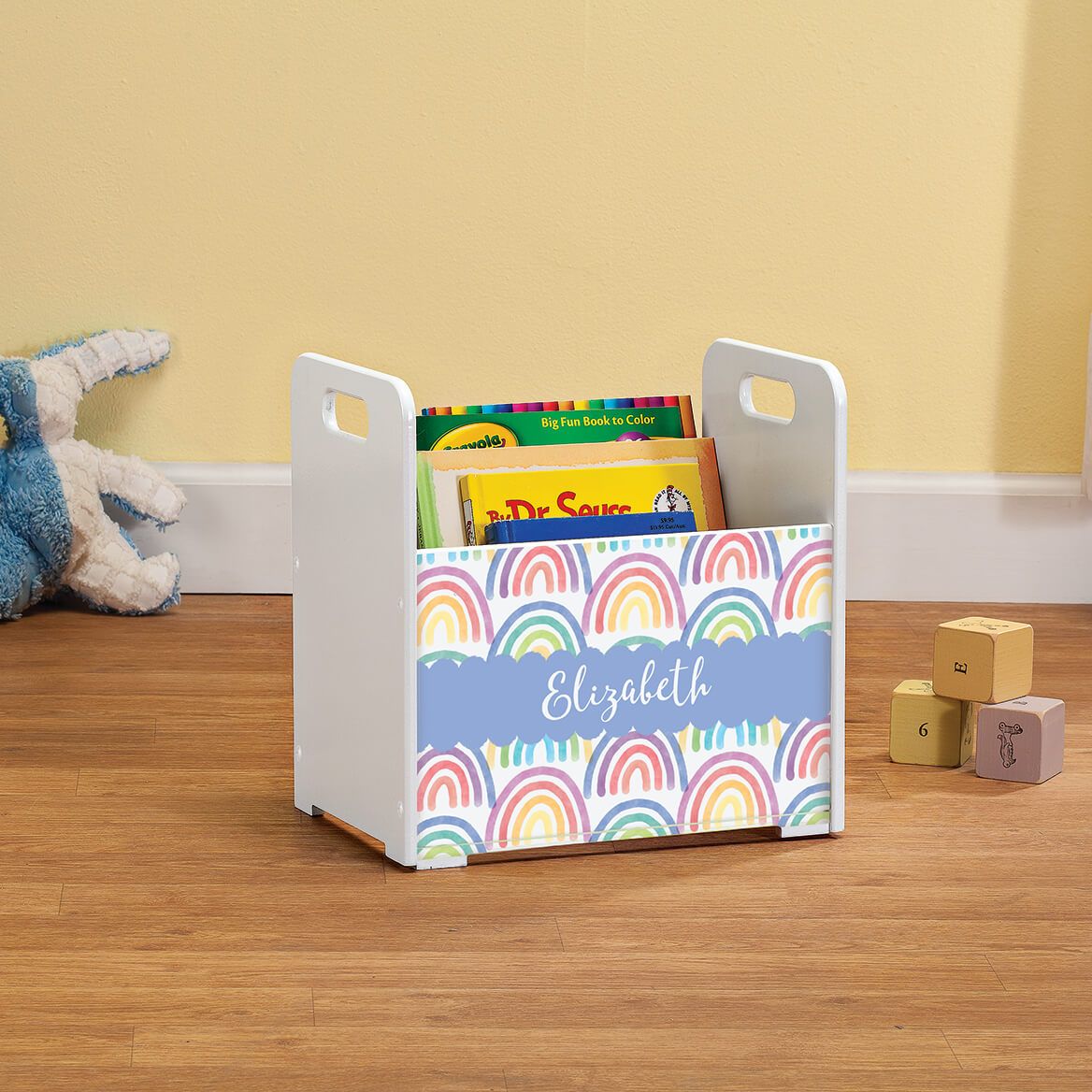 Personalized Rainbows Book Caddy-376512