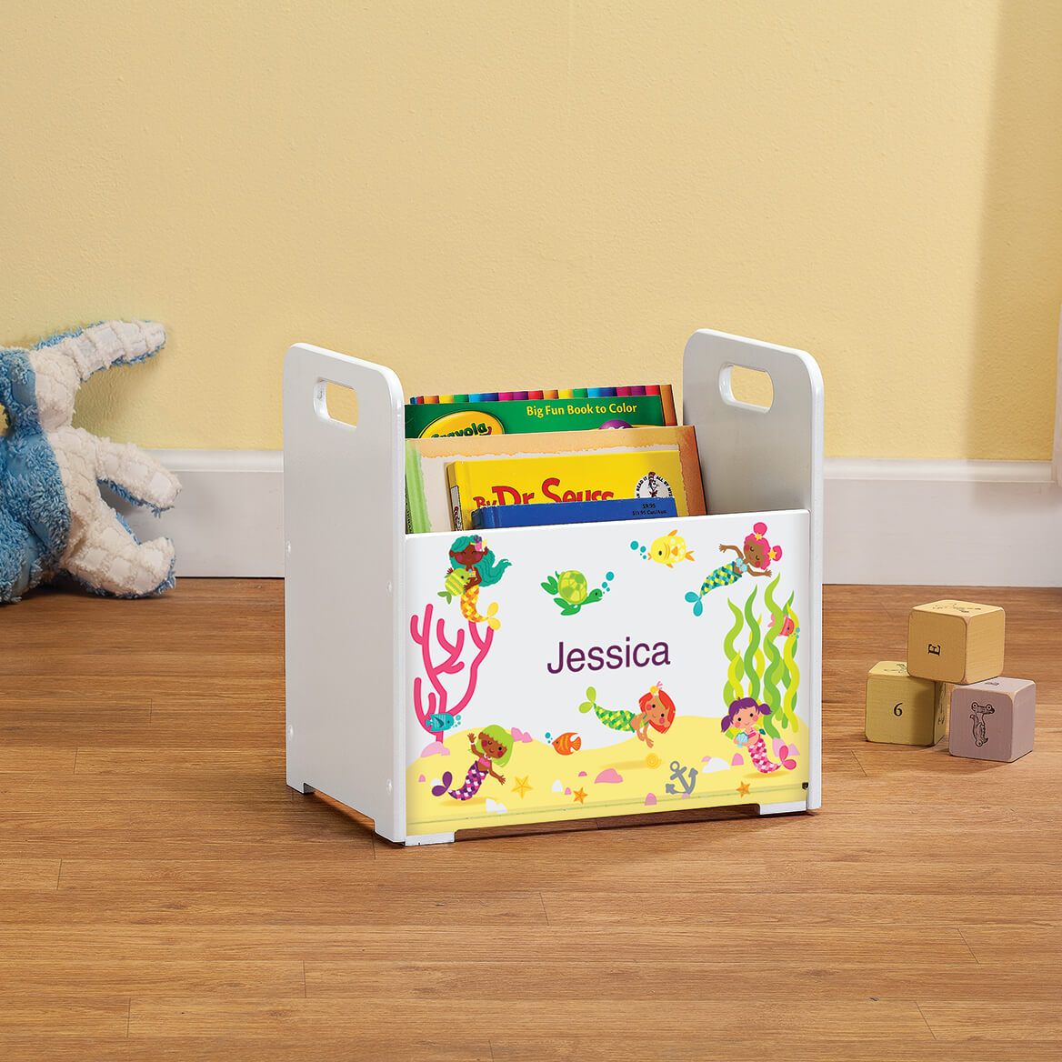 Personalized Mermaids Book Caddy-376514