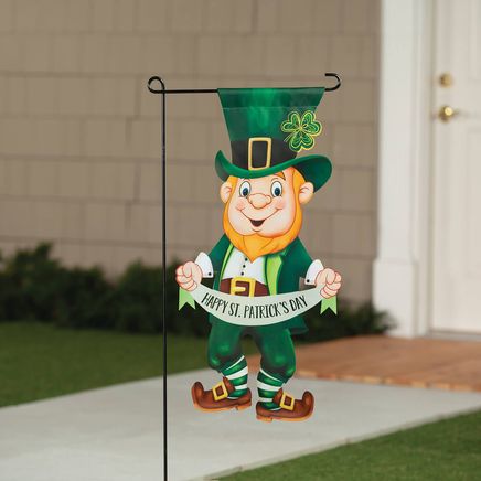 Leprechaun-Shaped Garden Flag by Fox River™ Creations-376651