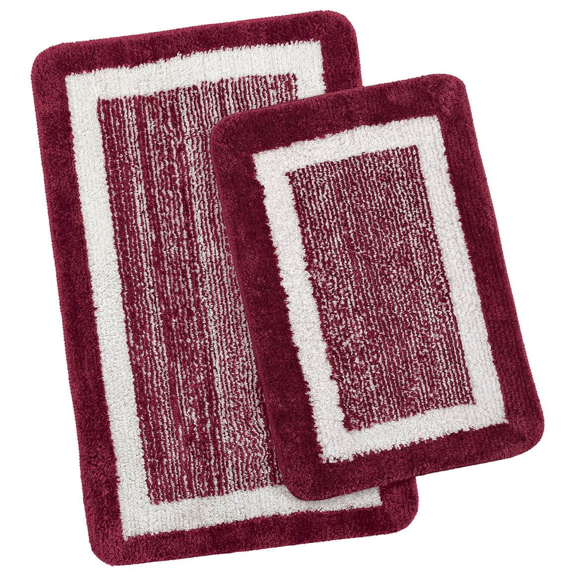 Border Non-Slip Bath Rugs, Set of 2 by OakRidge™-376827