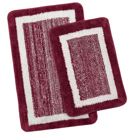 Border Non-Slip Bath Rugs, Set of 2 by OakRidge™-376827