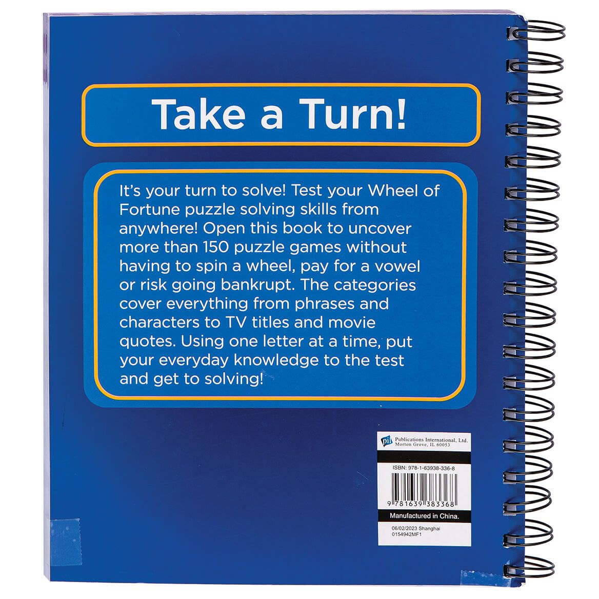 Brain Games® Wheel of Fortune® Word Puzzles Book-376855